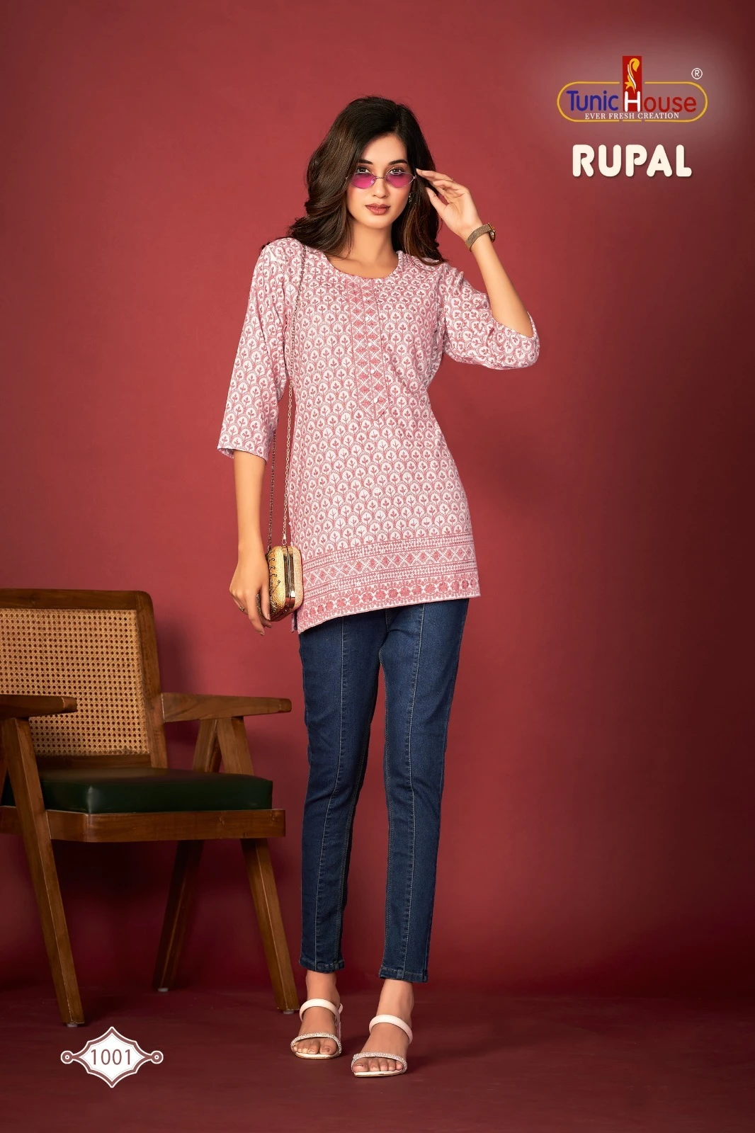 Tunic House Rupal Chikankari Viscous Rayon Wholesale Short Top Catalog — Wholesale Kurtis, MPA wholesale from Surat - Gallery Image 8